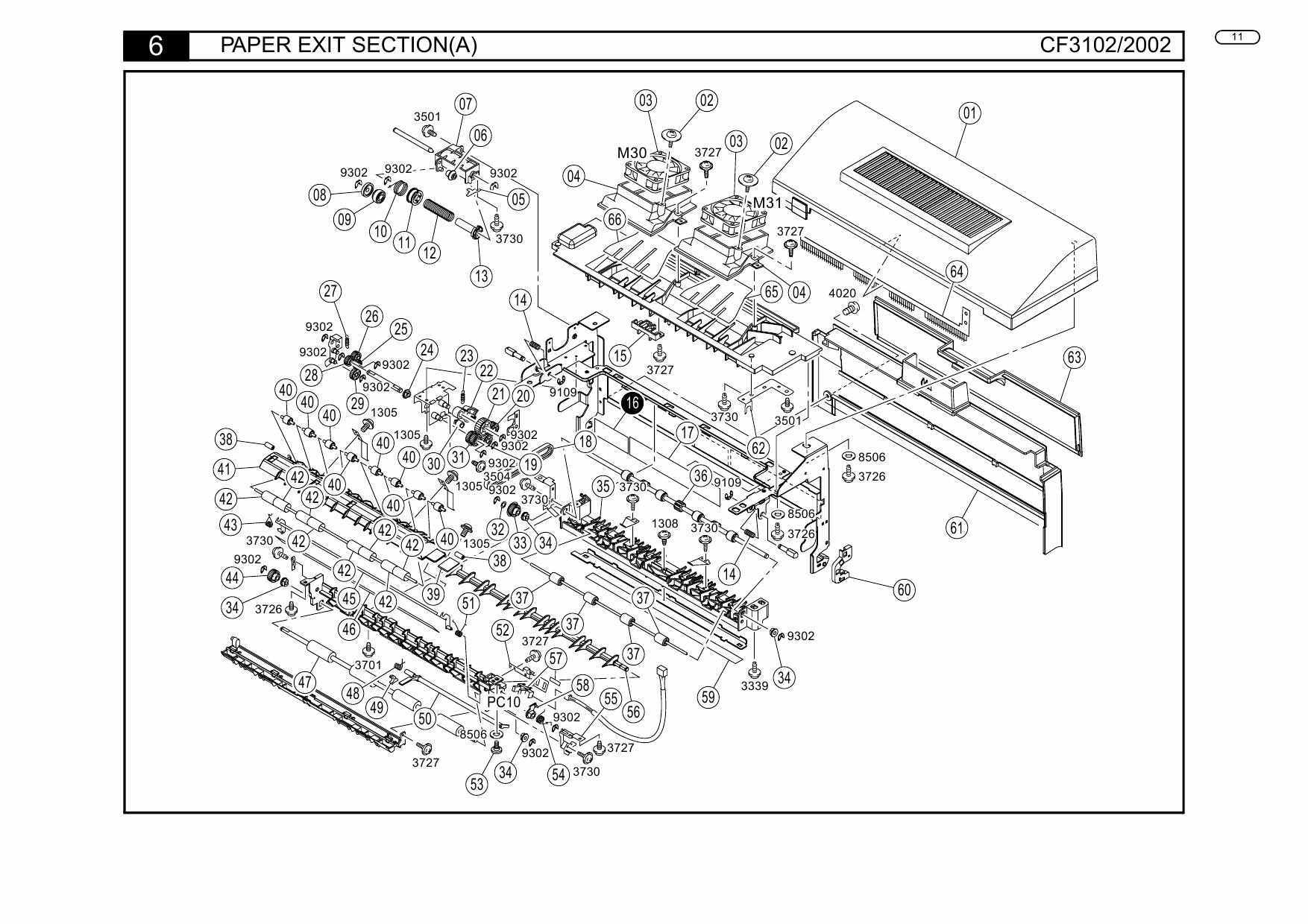 Konica-Minolta Options CF3102 CF2002 SC-1 AD-14 Parts Manual-2